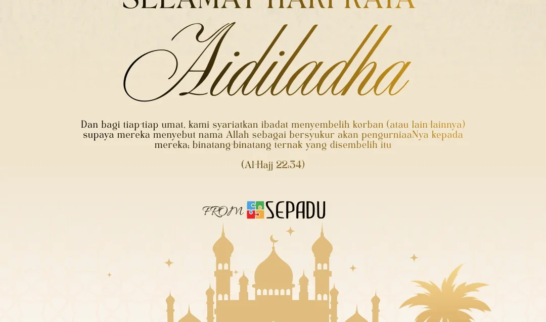 Selamat Hari Raya Aidiladha 2026 from sepadu group