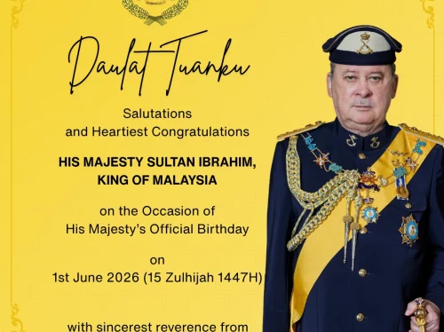 Agongs Birthday 26 Happy Birthday, His Majesty Yang Di-Pertuan Agong of Malaysia! from sepadugroup