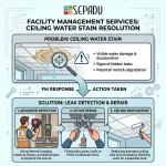 Facility Management Services Ceiling Water Stains Resolution from sepadu